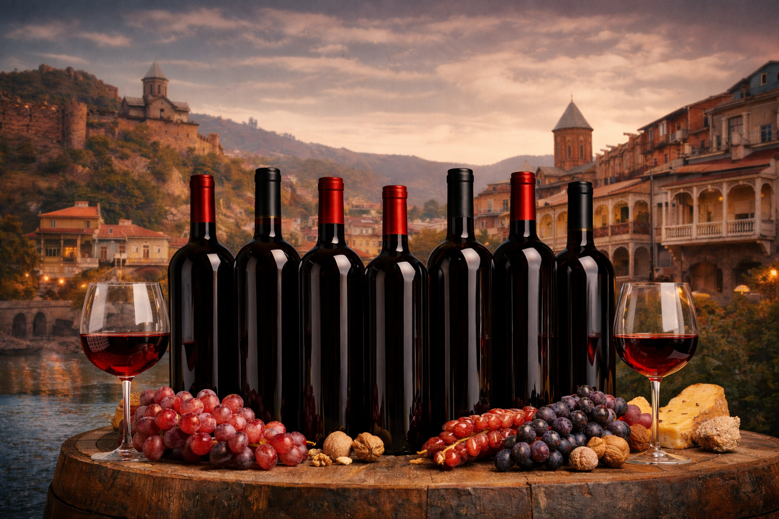 Unique and Exclusive Red Wines at Wine Shop Orbeliani