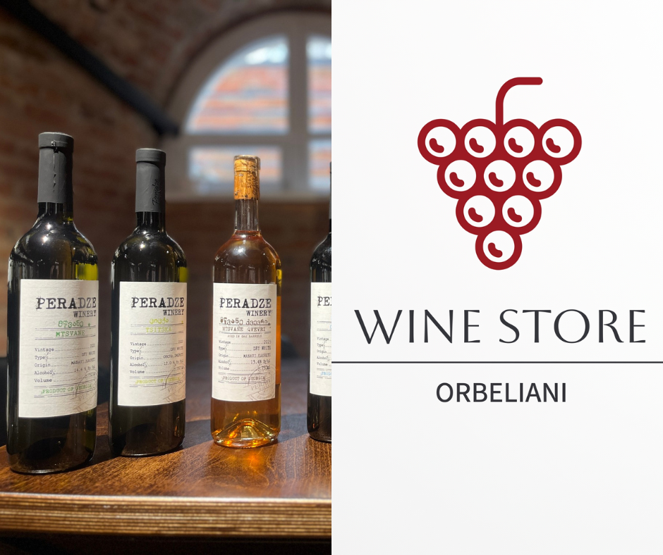Discover "Peradze Winery" Premium Class Wines at "Wine Store Orbeliani"